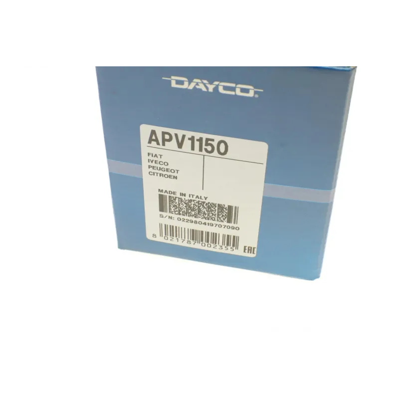 Натяжник ременя генератора DAYCO APV1150 для Fiat Ducato, Citroen Jumper, Iveco Daily, Ø 70 мм
