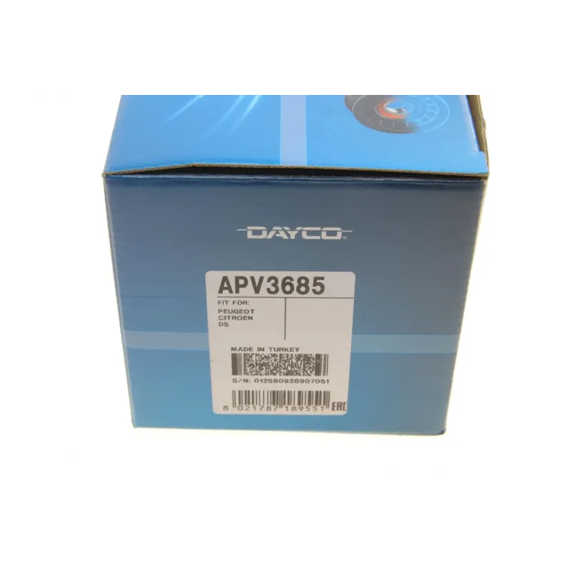 Натяжник ременя генератора DAYCO APV3685 для Citroen Berlingo/Peugeot Partner 1.6 HDI 08-, 65х36,7 мм