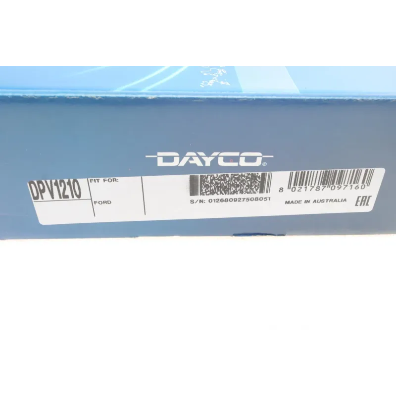 Шків колінвалу DAYCO DPV1210 для Ford Transit 2.4TDCI 06-, 167 мм