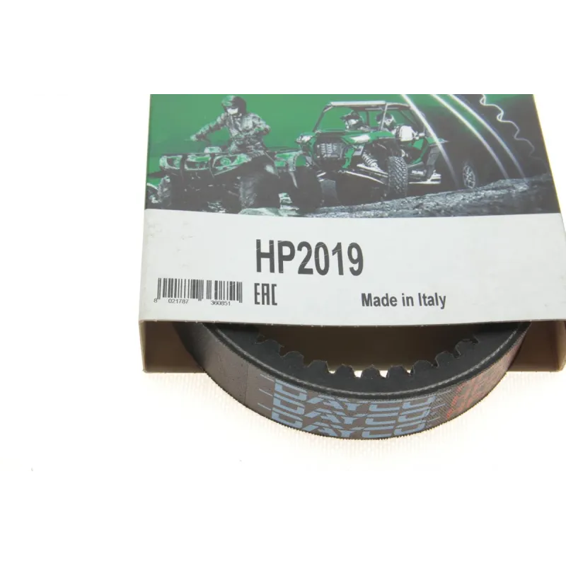 Ремінь приводу колеса DAYCO HP2019 для Kawasaki Prairie 360 4x4 2003, 29.7x823 мм