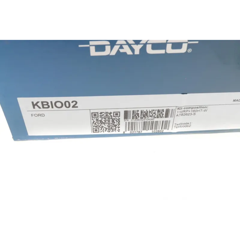 Комплект ГРМ DAYCO KBIO02 для Ford Transit 1.0 EcoBoost 2013-