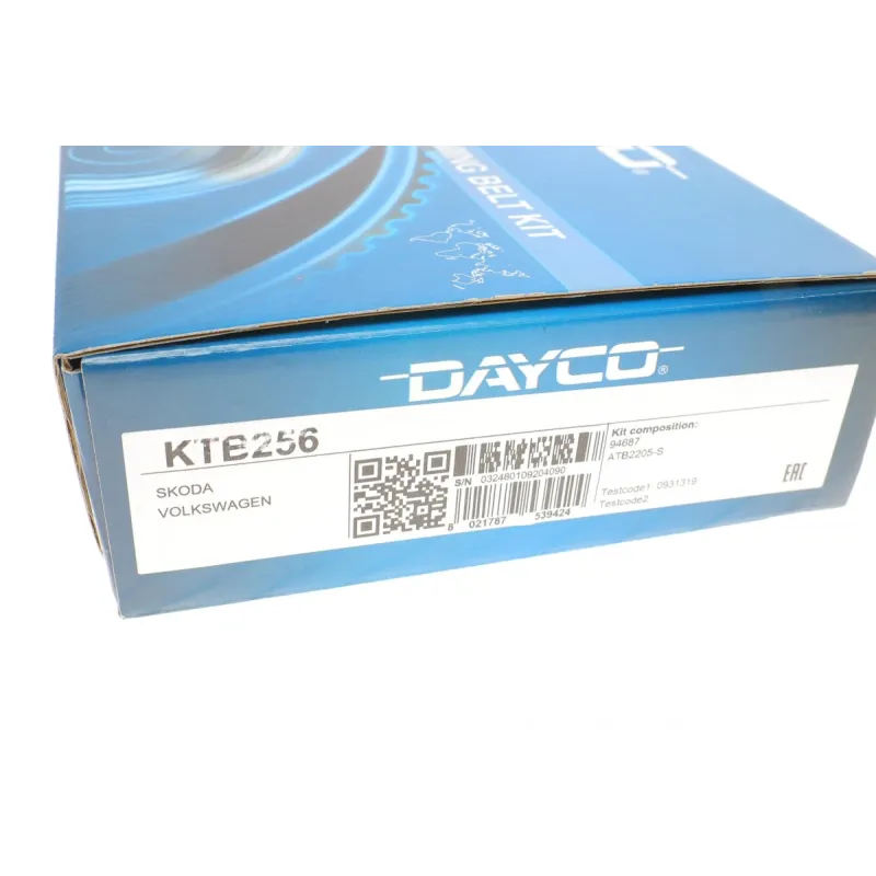 Комплект ГРМ DAYCO KTB256 для Volkswagen Caddy II 1.6i 1995-2000