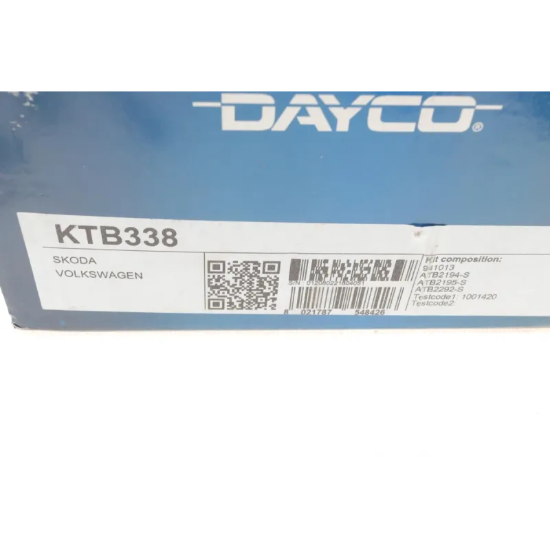 Комплект ГРМ DAYCO KTB338 для Volkswagen Caddy III 1.4 2004-2010