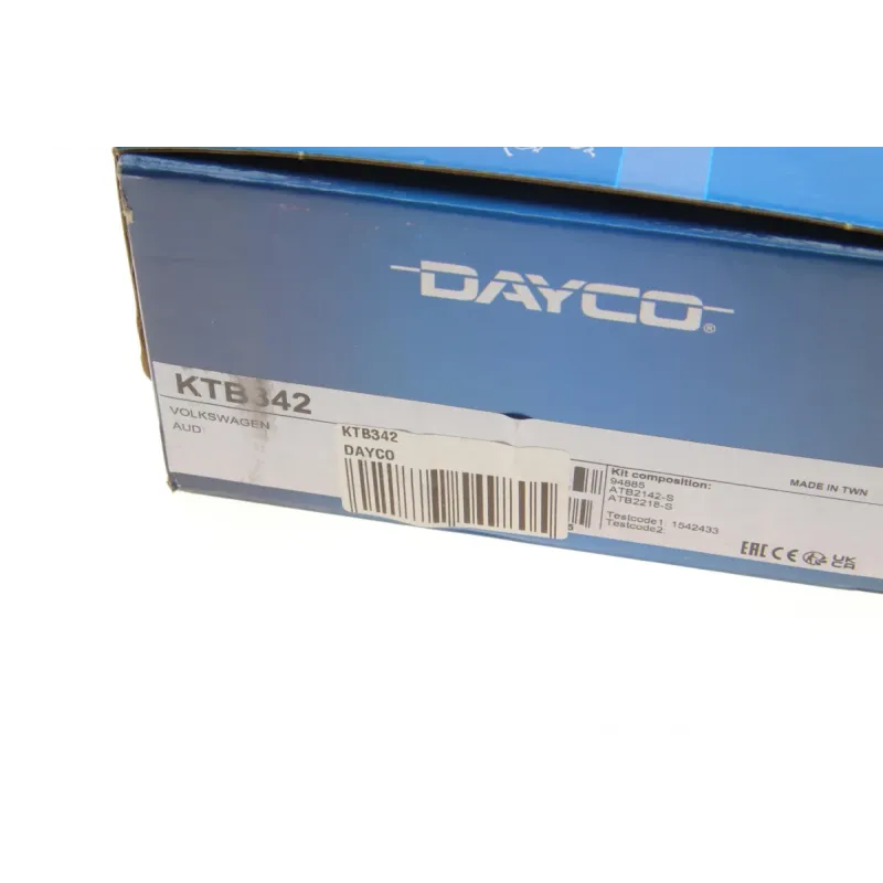 Комплект ГРМ DAYCO KTB342 для Skoda Fabia, VW Golf 1.9TDI 2000-2008