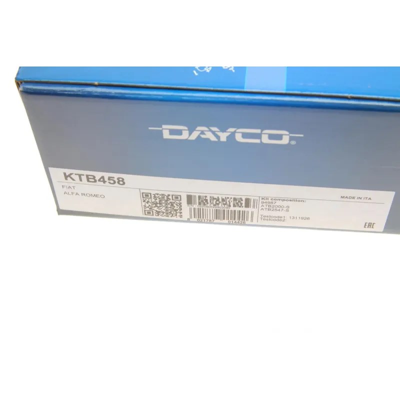 Комплект ГРМ DAYCO KTB458 для Opel Astra H, Fiat Punto 1.9 CDTI 2004-