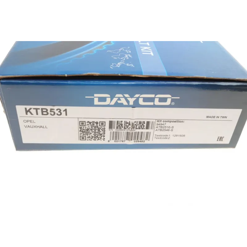 Комплект ГРМ DAYCO KTB531 для Opel Astra H/Corsa D 1.7CDTI 2006-