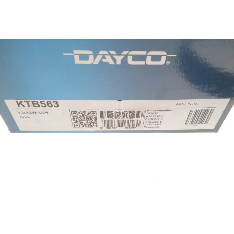Комплект ГРМ DAYCO KTB563 для Audi A4, VW Golf, Skoda Octavia 2.0TDI 2005-