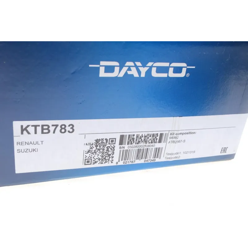 Комплект ГРМ DAYCO KTB783 для Renault Megane 1.9 dCi 2008-, Suzuki Escudo 1.9 DDiS 2005-