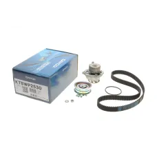Комплект ГРМ з помпою DAYCO KTBWP2530 для Audi A3, Skoda Octavia, VW Golf 1.6 95-2013 (23x138z)