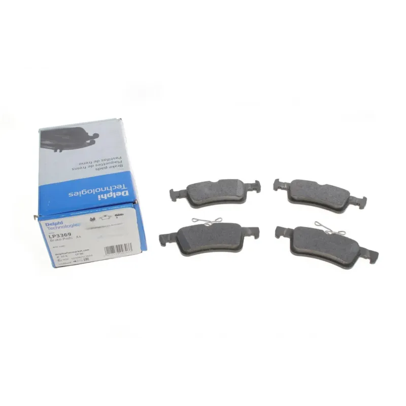 Колодки гальмівні задні DELPHI LP3369 для Ford Fiesta VII 1.0 EcoBoost 2017-, Peugeot 308 1.6 HDi 2014-