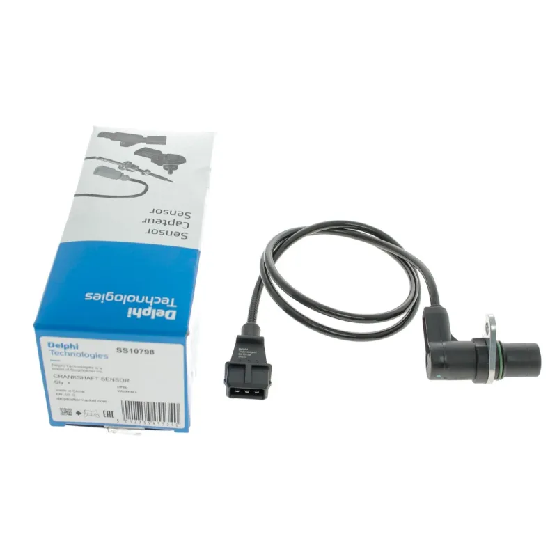 Датчик положення колінвалу DELPHI SS10798 для Opel Astra F/Vectra A 1.8i/2.0i 16V 1992-1998, 850 мм