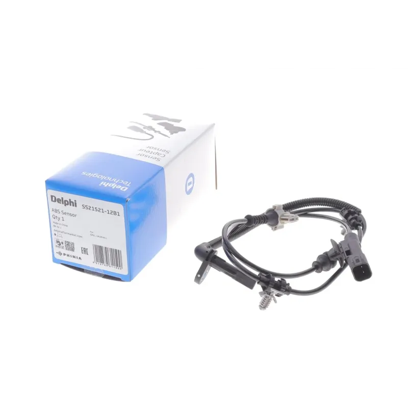 Датчик ABS передній DELPHI SS21521-12B1 для Opel Astra K 2015-2022, довжина кабелю 978 мм