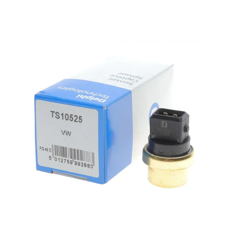 Датчик температури охолоджуючої рідини DELPHI TS10525 для VW Caddy II 1.9D 1995-2004 (2 конт.)