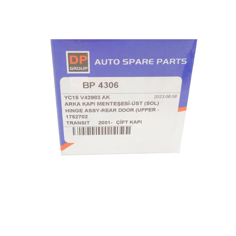 Петля дверей задня верхня ліва DP BP 4306 для Ford Transit V184 2001-2006