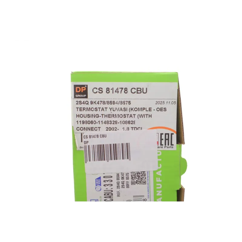 Корпус термостата DP CS 81478 CBU для Ford Focus, Transit Connect 1.8 TDDi/TDCi