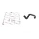 Патрубок радіатора DP CS 8184 IBR для Ford Focus, Transit Connect (теплообмінника)
