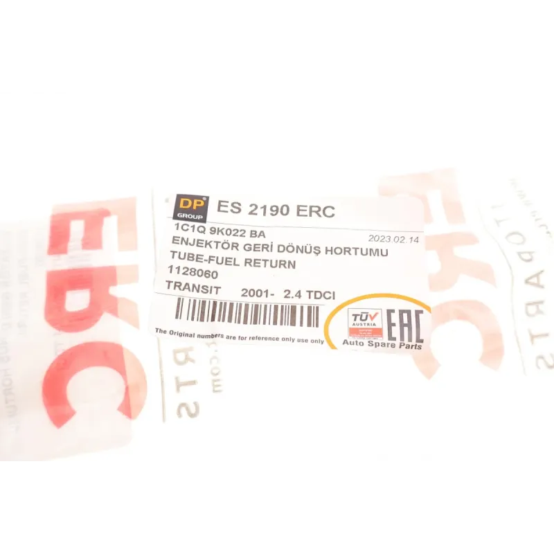 Шланг зливний DP ES 2190 ERC для Ford Transit 2.0/2.4 DI 2000-2006