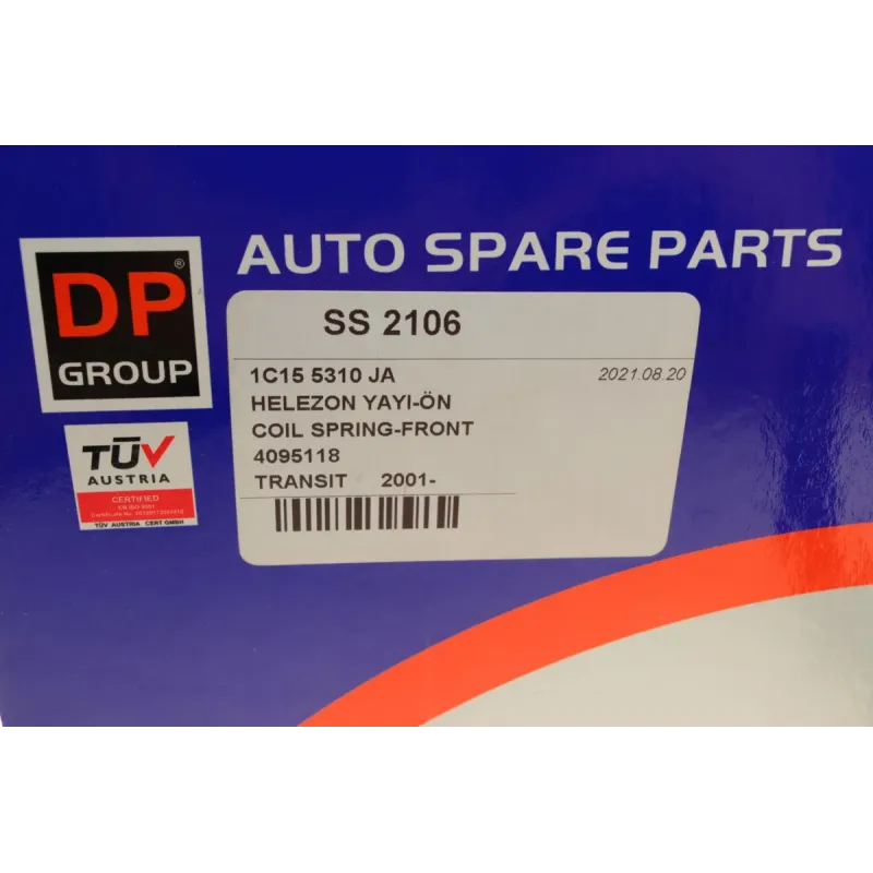 Пружина передня DP SS 2106 для Ford Transit 2000-2006 RWD