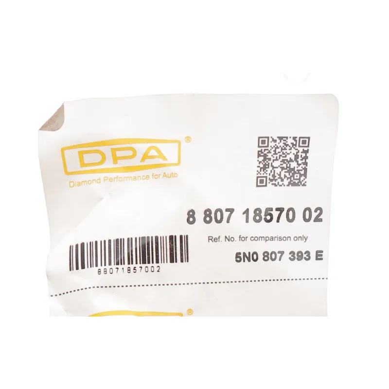 Кронштейн кріплення заднього бампера лівий DPA 88071857002 для Volkswagen Tiguan (5N_) 2007-2018