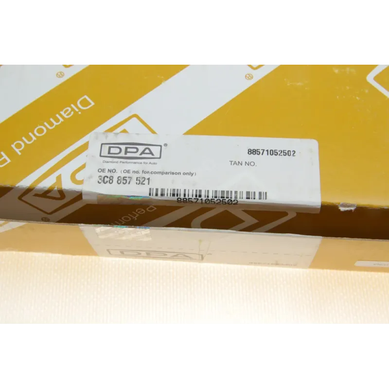 Скло дзеркала з підігрівом DPA 88571052502 ліве для Volkswagen Passat B7, Passat CC, Scirocco