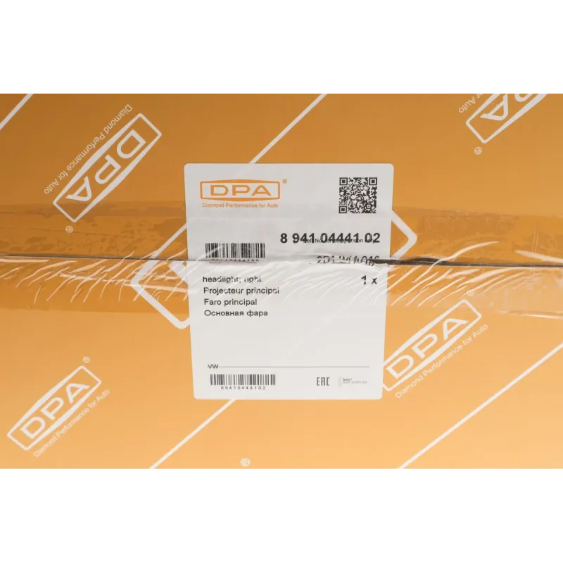 Фара права DPA 89410444102 для Volkswagen LT 28-35 II 1996-2006 (H1/H4)
