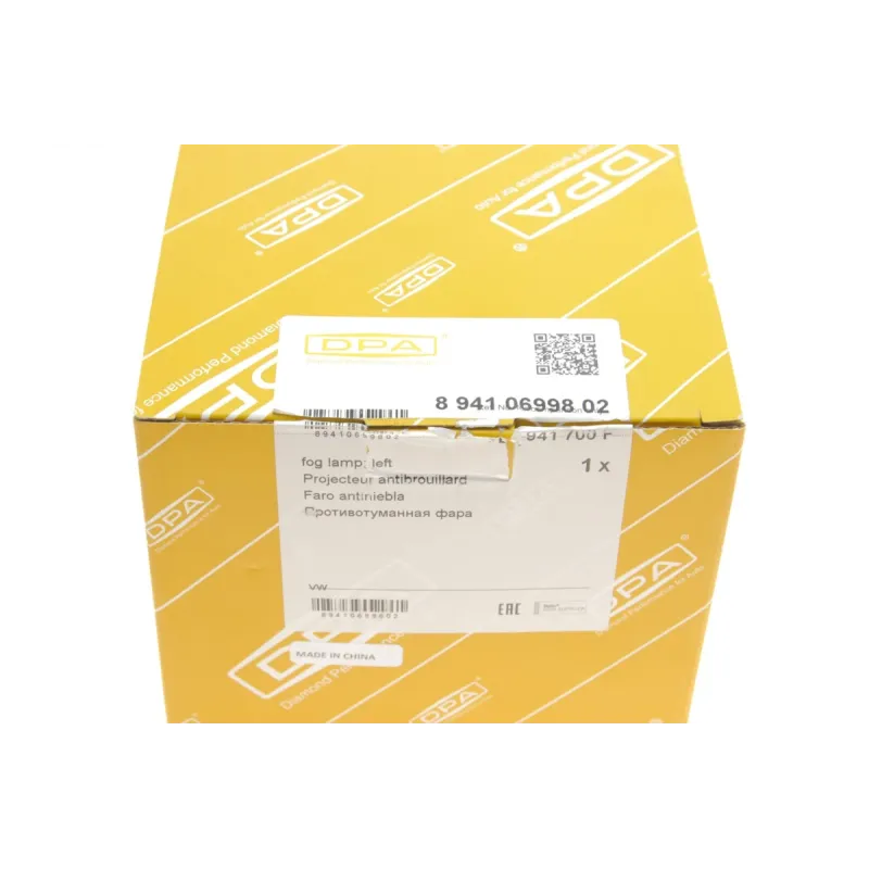 Фара протитуманна права DPA 89410699802 для Volkswagen Touareg 7LA, 7L6, 7L7 2002-2010