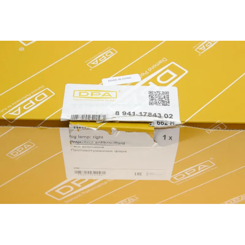 Фара протитуманна права DPA 89411784302 для Volkswagen Passat B8 (3G2) 2014-