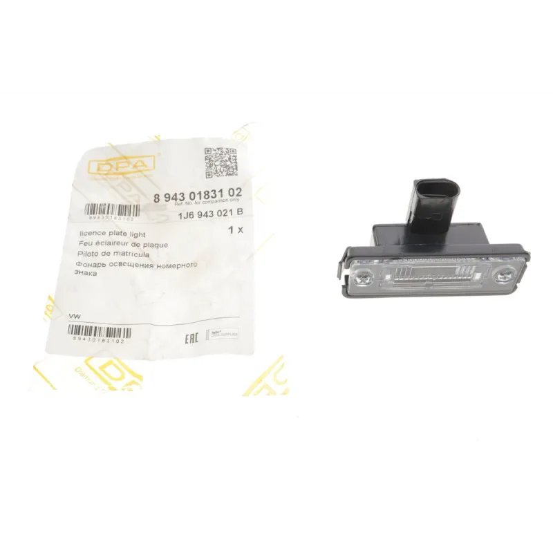 Підсвітка номера заднього DPA 89430183102 для Volkswagen Golf IV, Polo, Beetle 1997-2010