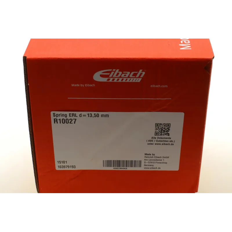 Пружина передня EIBACH R10027 для Opel Vectra C, Fiat Croma 1.9CDTI/2.0-2.2DTI 16V 2002-2009, 373 мм