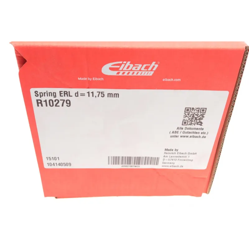 Пружина передня EIBACH R10279 для Volkswagen Polo (9N_) 2001-2009, Fox (5Z1) 2005-2009, діаметр дроту 11.8 мм