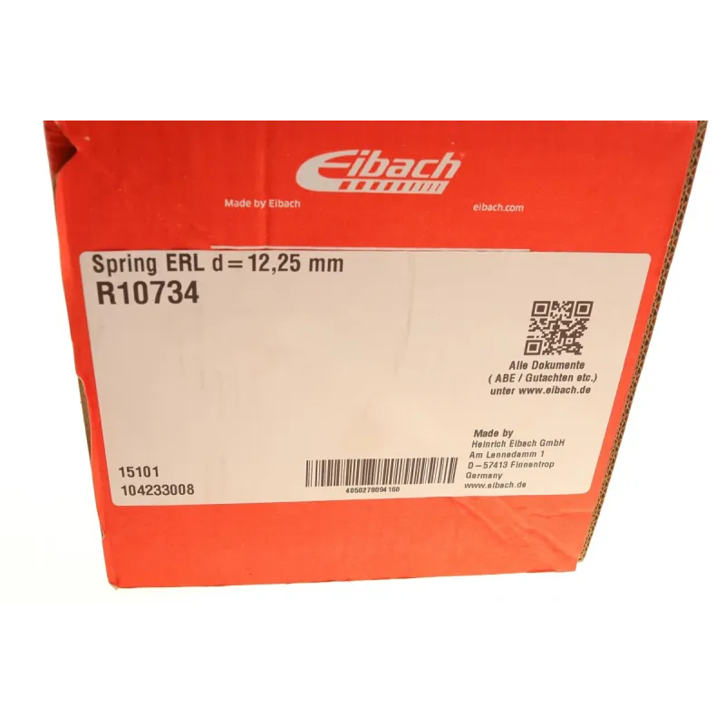 Пружина передня EIBACH R10734 для Nissan Note (E11) 1.5 dCi 2006-2012, 360 мм