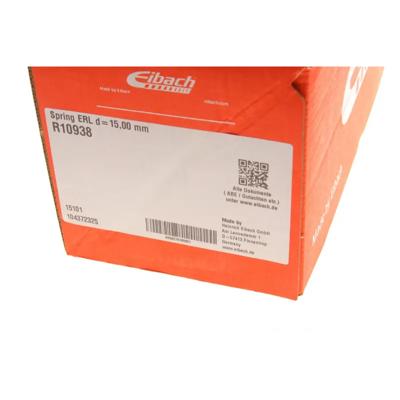 Пружина передньої підвіски EIBACH R10938 для Audi A4 B6/B7 2000-2008, 273 мм