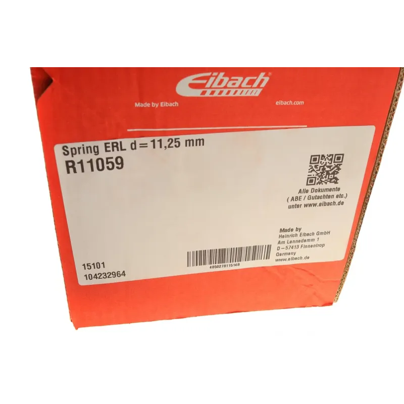 Пружина задня EIBACH R11059 для Audi 80/90 B3 1986-1991, діаметр дроту 11.3 мм