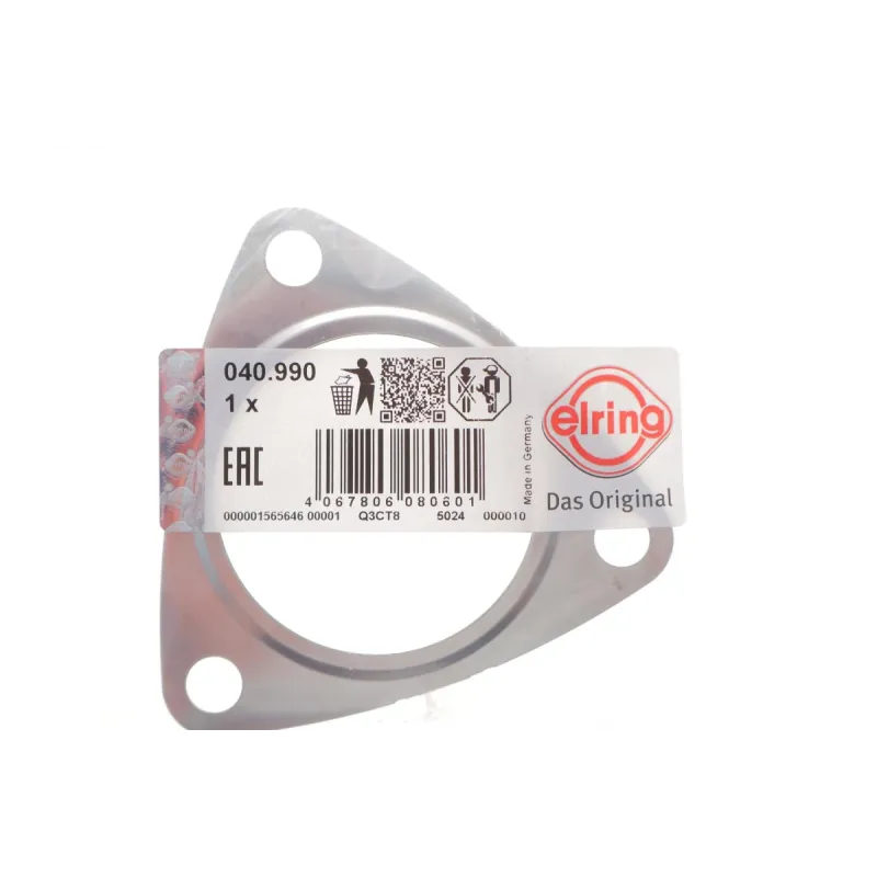 Прокладка труби вихлопної ELRING 040.990 до каталізатора Opel Astra H/Zafira 1.6 Turbo