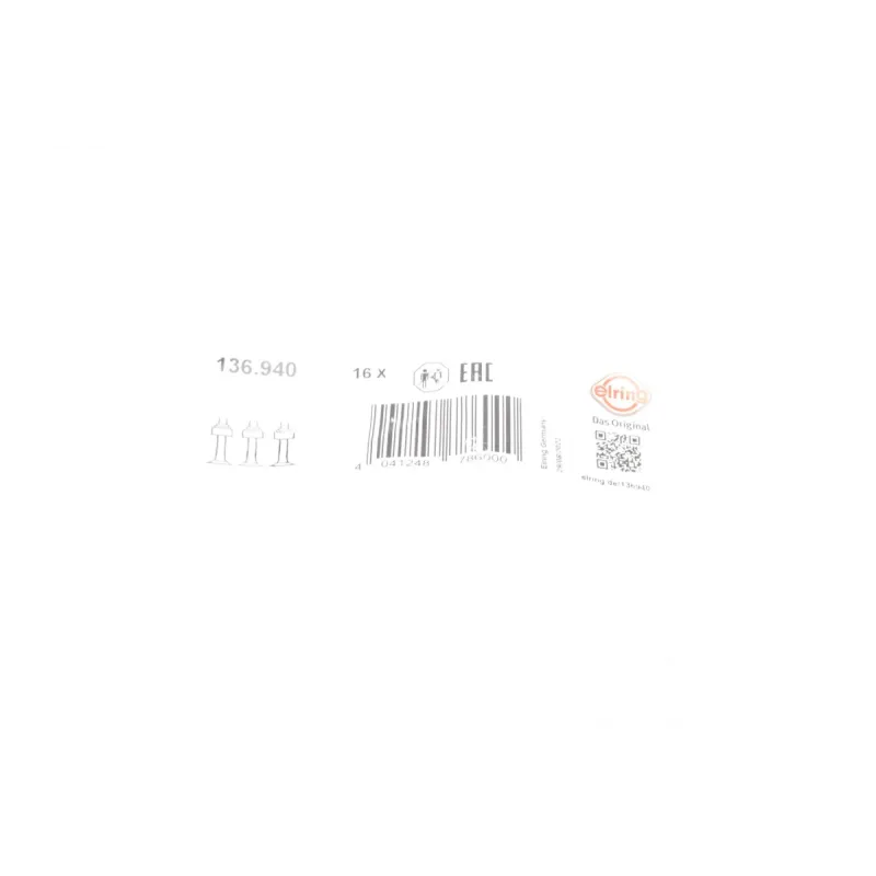Сальник клапана впускний ELRING 136.940 для Citroen Berlingo, C4, C5 2.0 HDI