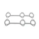 Комплект прокладок (верхній) Audi A4/A6/A8 2.6/2.8 91-01