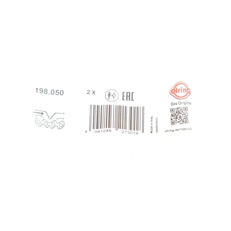 Прокладка впускного колектора ELRING 198.050 для Opel Vectra B/C, Omega B V6