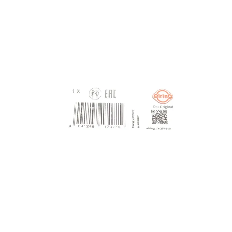 Прокладка колектора впускного Opel Combo 1.6 01-06