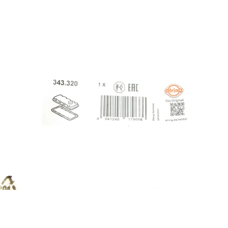 Прокладка кришки клапанів Mitsubishi Carisma 1.6 95-06