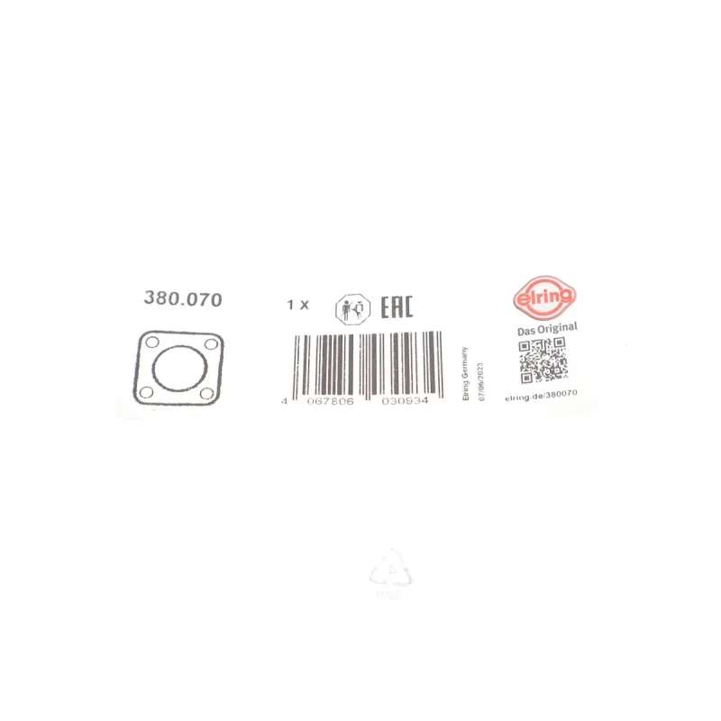 Прокладка клапана EGR ELRING 380.070 для BMW 3 (F30) / 5 (F10) B47 D20