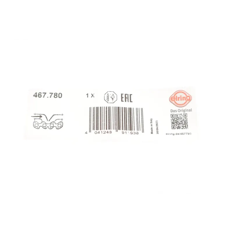 Прокладка впускного колектора ELRING 467.780 для Volkswagen Golf VII/Passat 1.6/2.0 TDI 2014-