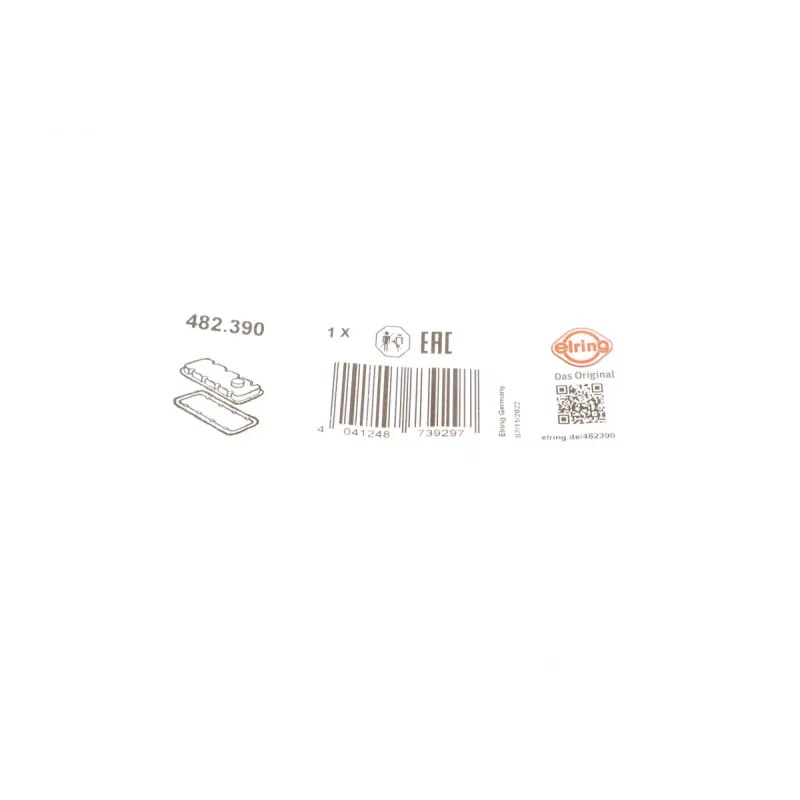 Прокладка кришки клапанів Toyota Land Cruiser 4.7 98- (R)