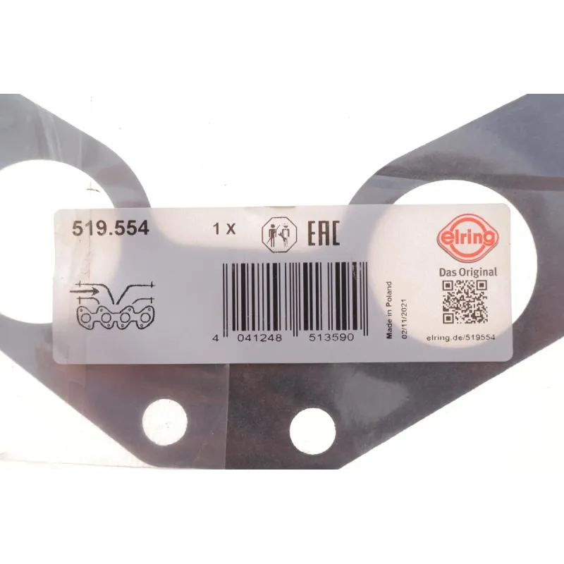 Прокладка впускного колектора ELRING 519.554 для Opel Ascona C, Astra F, Kadett E 1.6-1.8