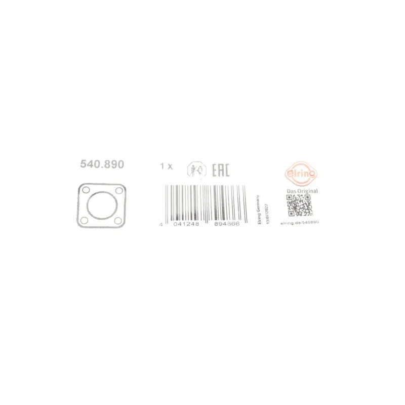 Прокладка системи охолодження ELRING 540.890 для Mercedes-Benz Sprinter 906/907, Vito W639