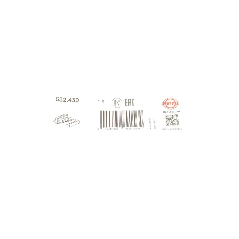 Прокладка радіатора масляного ELRING 632.430 для Citroen Berlingo/Peugeot Partner 1.6 HDi 2014-