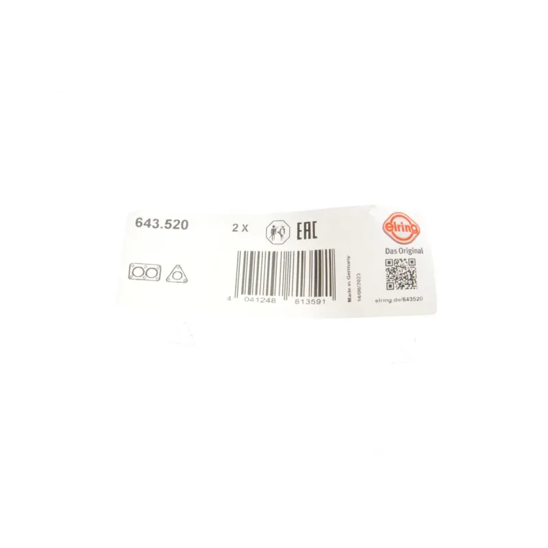 Прокладка глушника ELRING 643.520 для Audi A4 B5 1998-2000, Volkswagen Passat B5 1998-2000