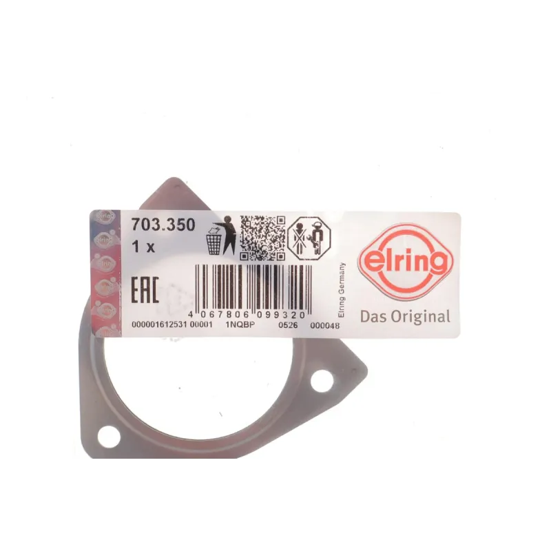 Прокладка клапана EGR ELRING 703.350 для Hyundai Santa Fe 2.2 CRDi 2006-2012, за радіатором
