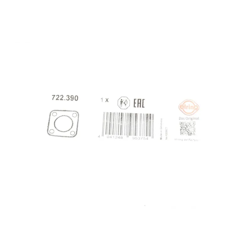 Прокладка клапана EGR ELRING 722.390 для Audi A3, VW Golf VII 2.0 TDI 2012-