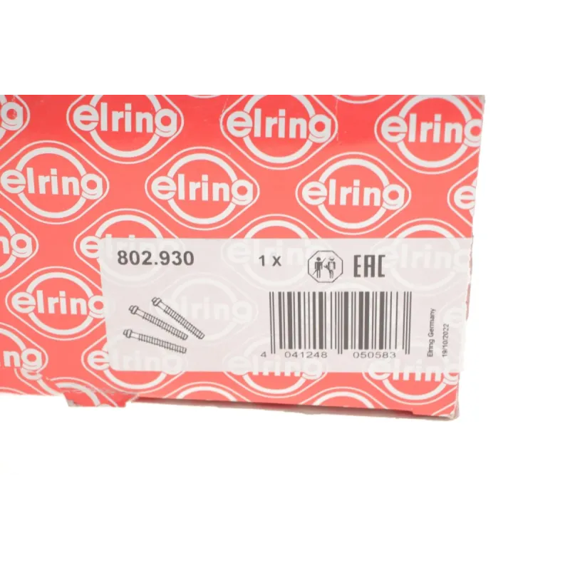 Болти головки блоку циліндра ELRING 802.930 комплект 18шт. Ford Transit 2.5 D/TD M12x1.75x92