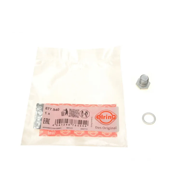 Болт зливу оливи + шайба BMW 3 (E46/E90)/7 (E38) 94-11 N42/N43/N45/N46/M73 (M12x1.5)